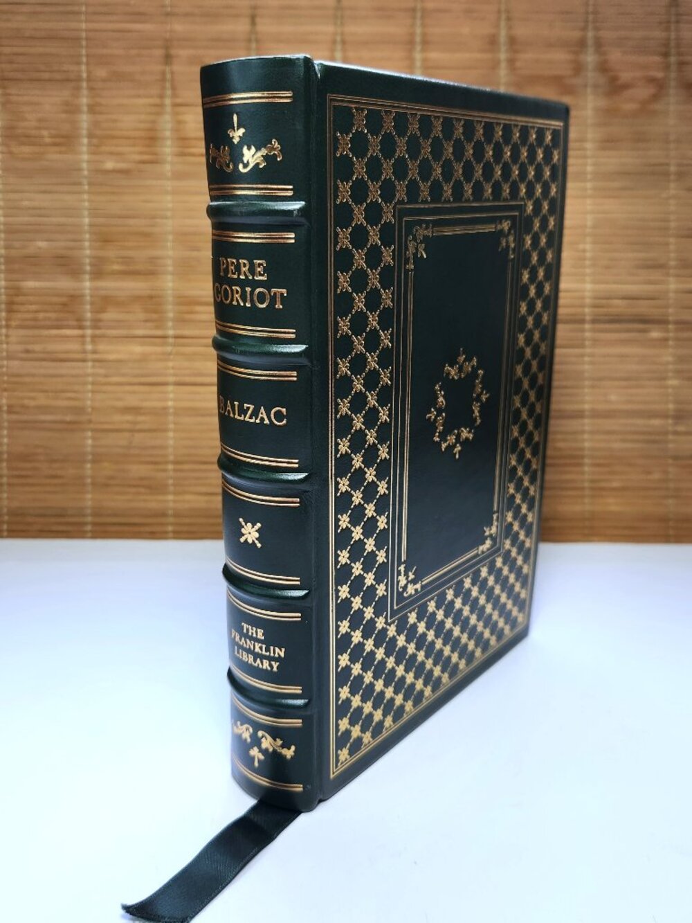 1977 Franklin Library Pere Goriot Honore de Balzac Full Genuine Leather Illust.
